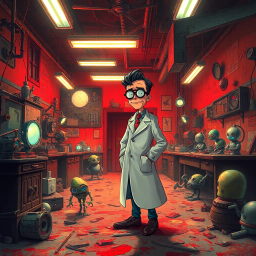 Whose Lab Is It Anyway? - Text-based game