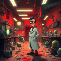 Whose Lab Is It Anyway? - Text-based game