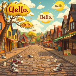 Whose Hellos Are These, Anyway? - Text-based game