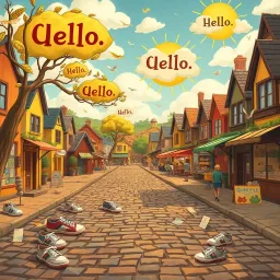 Whose Hellos Are These, Anyway? - Text-based game