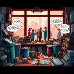Whose Mess is This Anyway? - Text-based game