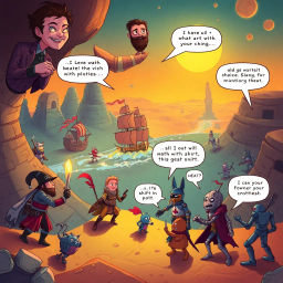 MetaQuest: Whose Adventure is it Anyway? - Text-based game