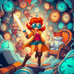 Chronocrack: Whose Time Is It, Anyway? - Text-based game