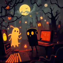 Haunted Byte: Who's This? - Text-based game
