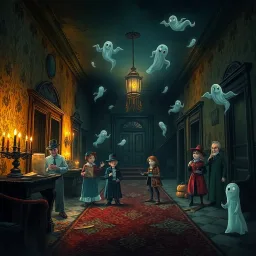 Whose Ghost Is It Anyway? - Text-based game
