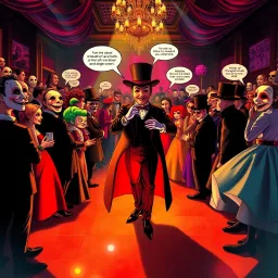 Whose Mask Is It Anyway? - Text-based game