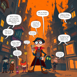Whose Shadow Is It Anyway? - Text-based game
