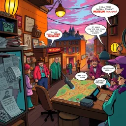 Whispers of the Who - Text-based game