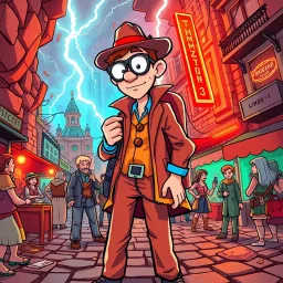 Chrono-Caper: Whose Time Is It Anyway? - Text-based game