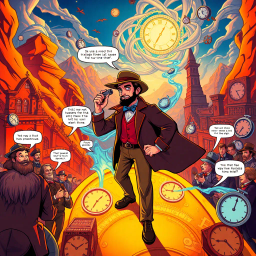 Chrono-Caper: Whose Time is It Anyway? - Text-based game