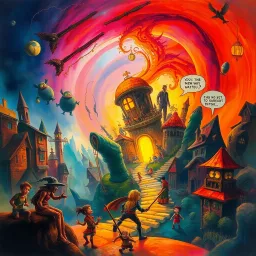 Chronicles of Chaos: Whose World is It Anyway? - Text-based game