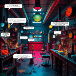 Whose Lab Is It Anyway? - Text-based game