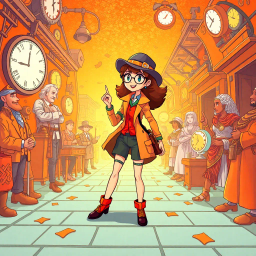 ChronoCaper: Whose Time Is It, Anyway? - Text-based game