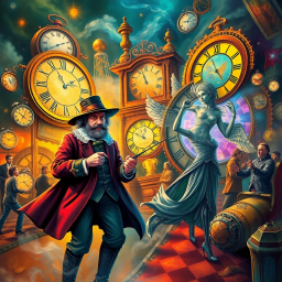 ChronoFrenzy: Whose Time Is It Anyway? - Text-based game