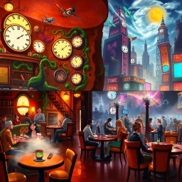 Chrono Chums: Who's There? - Text-based game