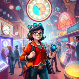 Chrono Chums: Who's There? - Text-based game
