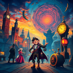 Chronoquest: Whose Time Is It Anyway? - Text-based game