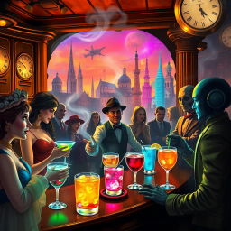 ChronoCocktail: Whose Time is It Anyway? - Text-based game
