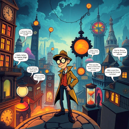 Chrono-Capers: Whose Time Is It Anyway? - Text-based game