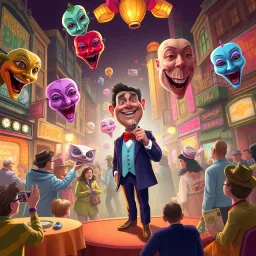 Whose Mask Is It Anyway? - Text-based game