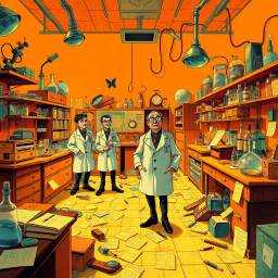 Whose Lab Is It Anyway? - Text-based game