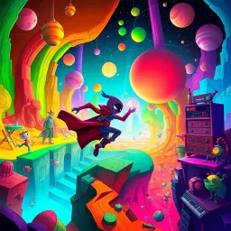 Spectrum Wars: Which Dimension is it Anyway? - Text-based game