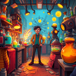 Whose Lab Is It Anyway? - Text-based game