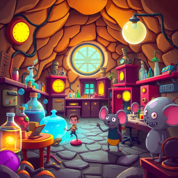 Whose Lab Is It Anyway? - Text-based game
