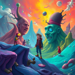 Spectrum Wars: Whose Dimension Is It Anyway? - Text-based game