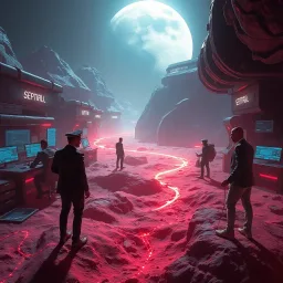Moondust Rebellion - Text-based game