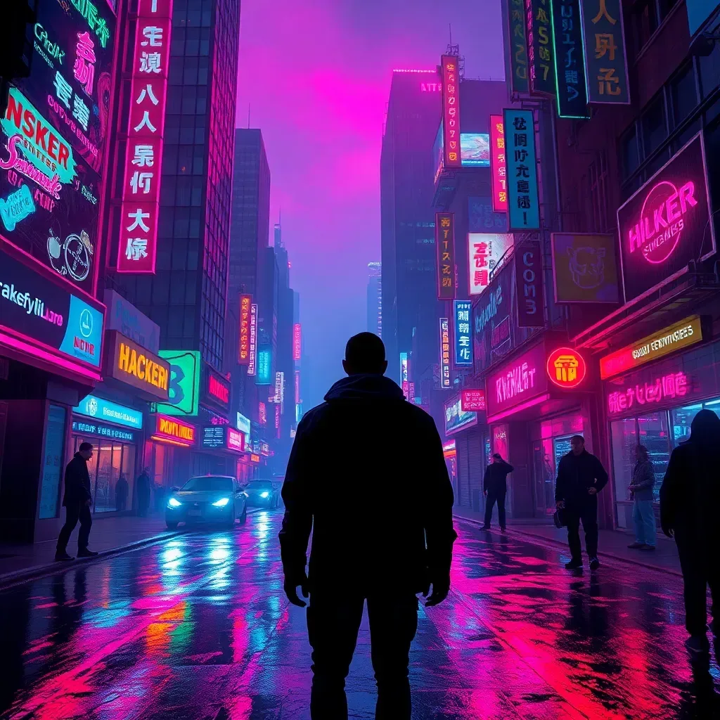 Neon Cybernetic Showdown