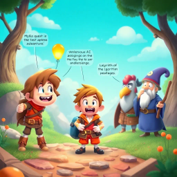 Chronicles of the Clueless: Whose Quest is it Anyway? - Text-based game