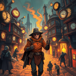 Chrono-Caper: Whose Time Is It Anyway? - Text-based game