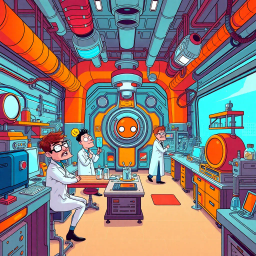 Whose Lab is it Anyway? - Text-based game
