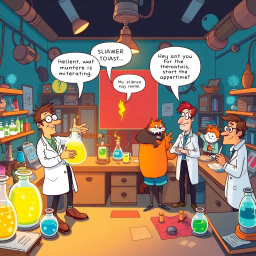 Whose Lab Is It Anyway? - Text-based game
