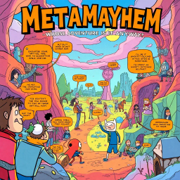 Metamayhem: Whose Adventure Is It Anyway? - Text-based game