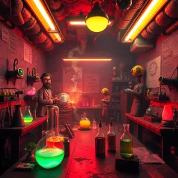 Whose Lab Is It Anyway? - Text-based game