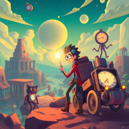 ChronoQuake: Whose Time Is It Anyway? - Text-based game