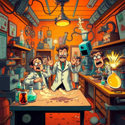 Whose Lab Is It Anyway? - Text-based game