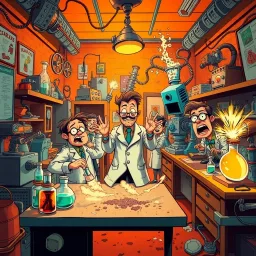 Whose Lab Is It Anyway? - Text-based game