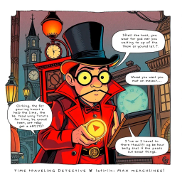 ChronoCaper: Whose Time Is It, Anyway? - Text-based game