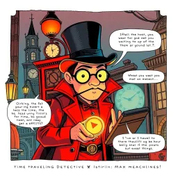 ChronoCaper: Whose Time Is It, Anyway? - Text-based game