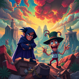 MetaMayhem: Whose Adventure Is It Anyway? - Text-based game