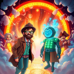 Chrono-Capers: Whose Time Is It Anyway? - Text-based game