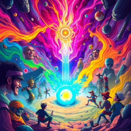 Spectrum Wars: Which Dimension Is It Anyway? - Text-based game