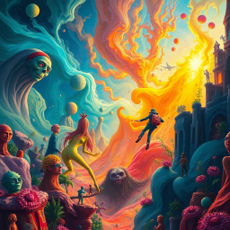 Spectrum Wars: Which Dimension Is It Anyway? - Text-based game