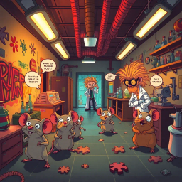 Lab Rats: Who's Lab Is It Anyway? - Text-based game