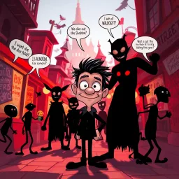 Whose Shadow Is It Anyway? - Text-based game