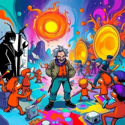 Spectrum Wars: Which Dimension Is It Anyway? - Text-based game