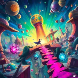 Spectrum Wars: Which Dimension is it Anyway? - Text-based game